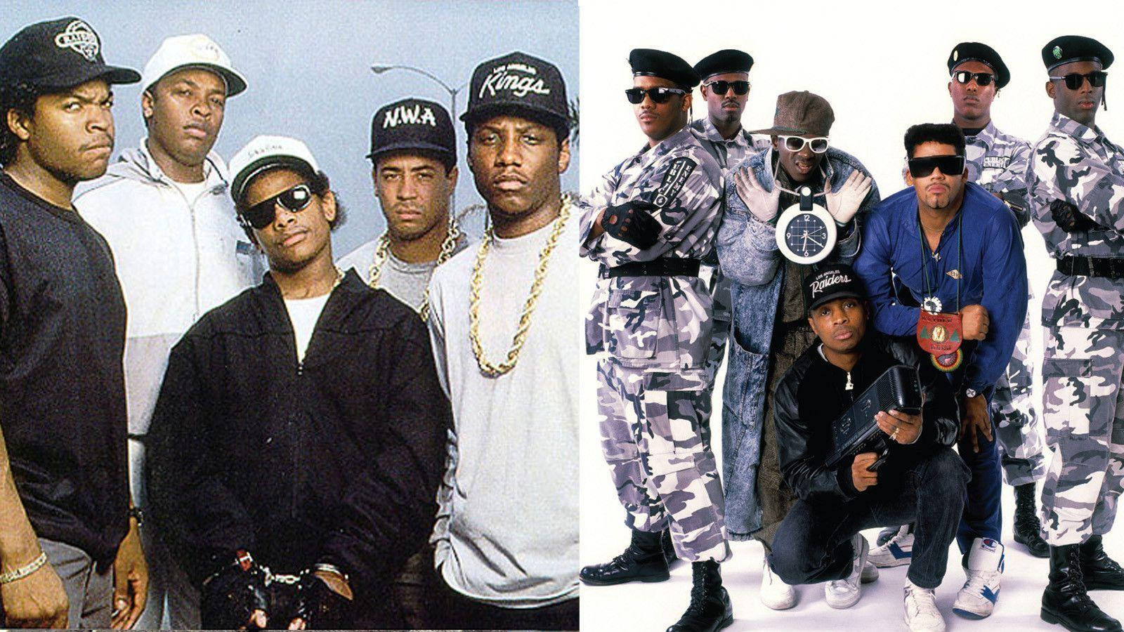 N.w.a. And Public Enemy Hip Hop Groups