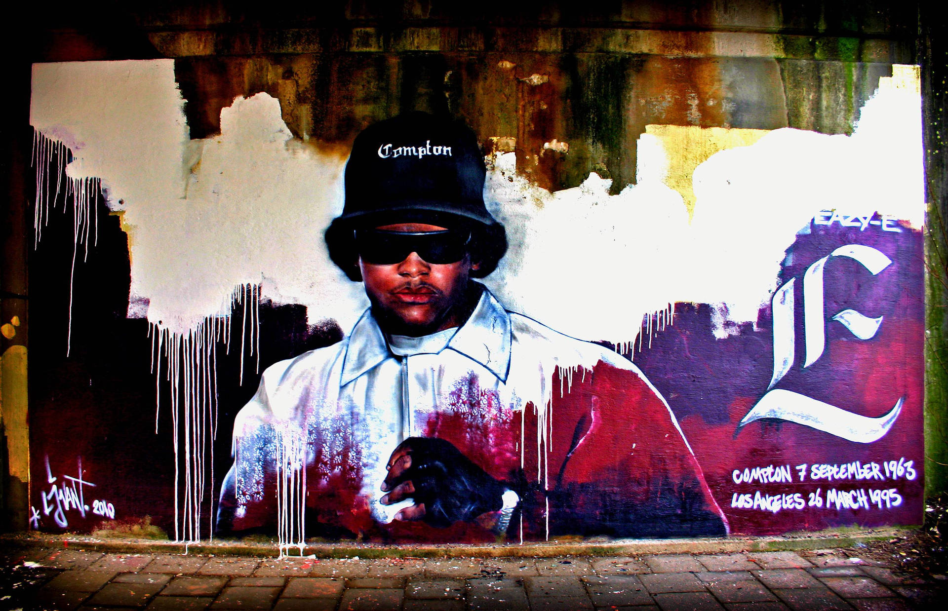 N.w.a. Memorial Eazy-e Street Wall Art