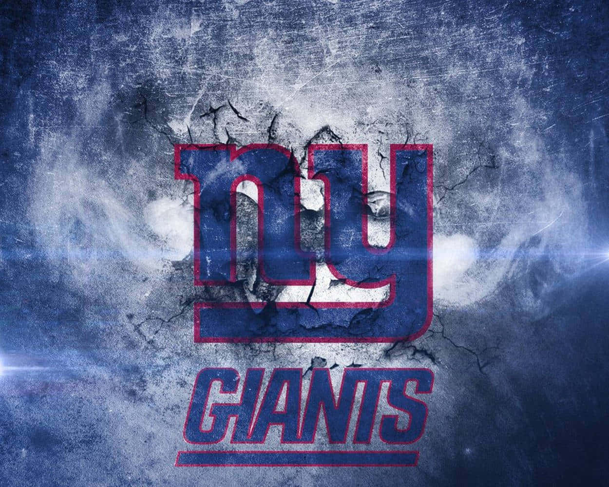 N Y Giants Logo Grungy Background