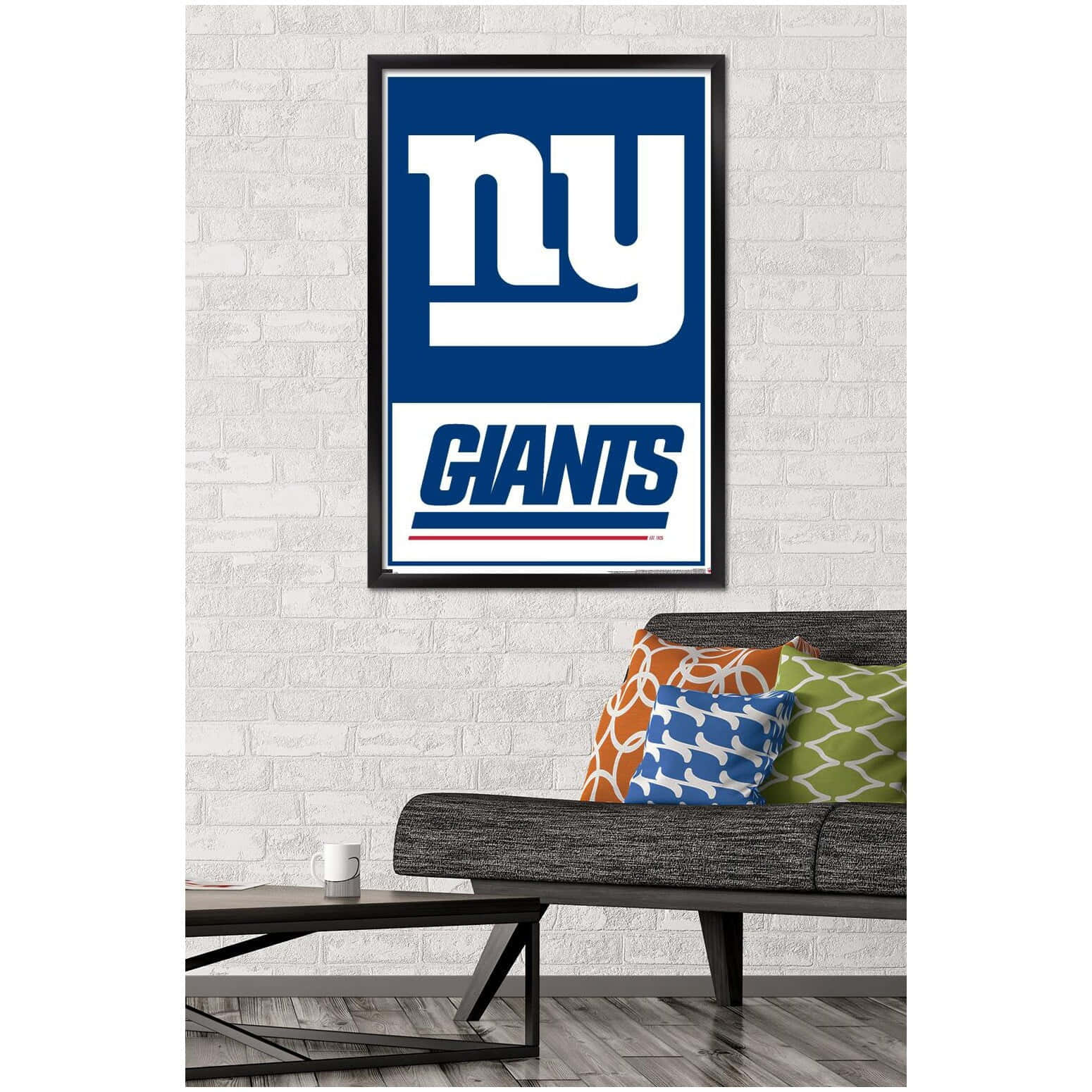 N Y Giants Logo Wall Art Background