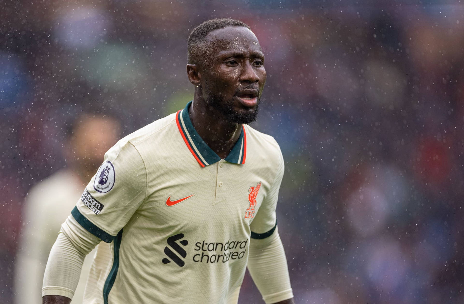 Naby Keita Beige Confused Background