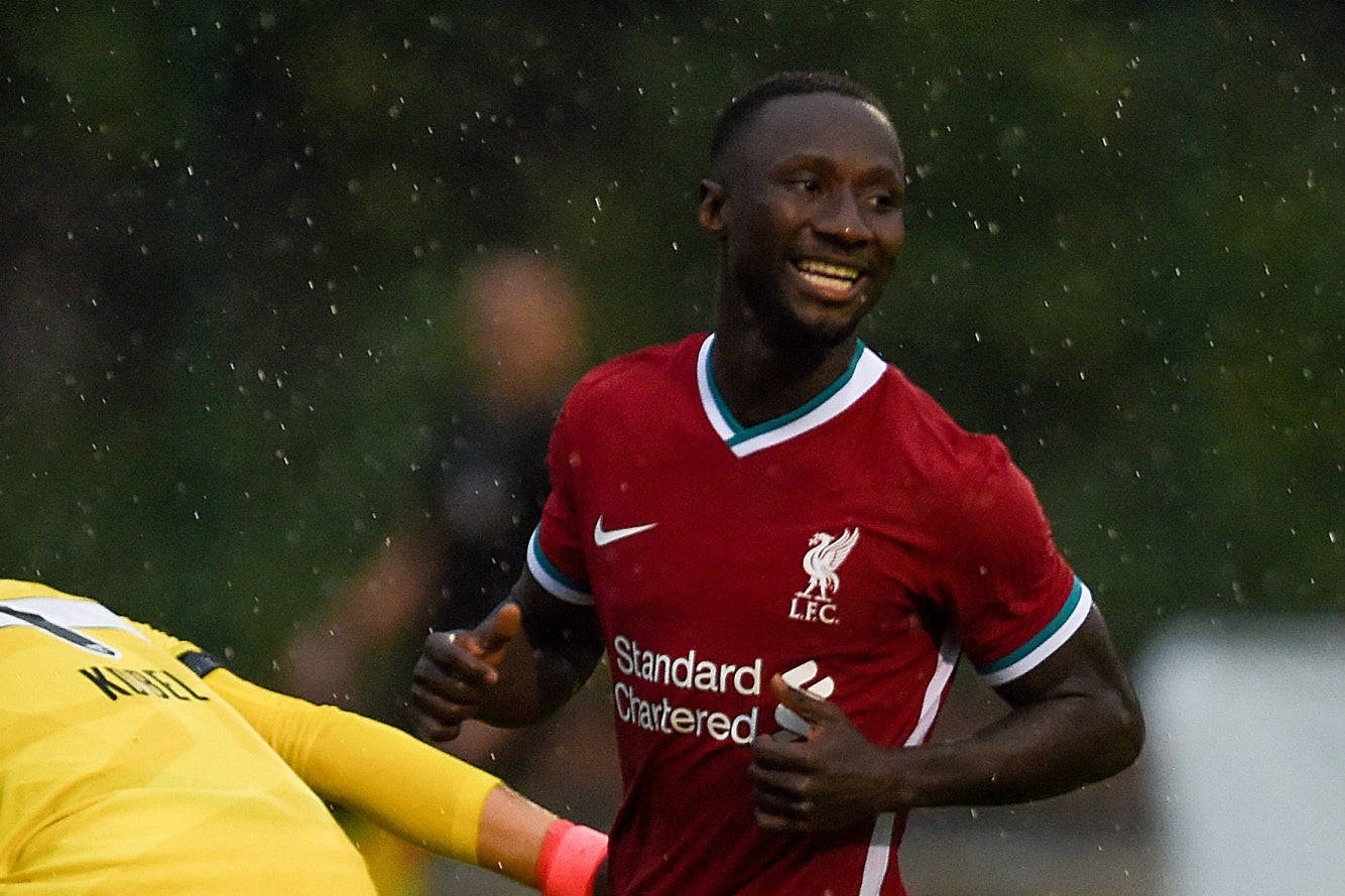 Naby Keita Happy Background