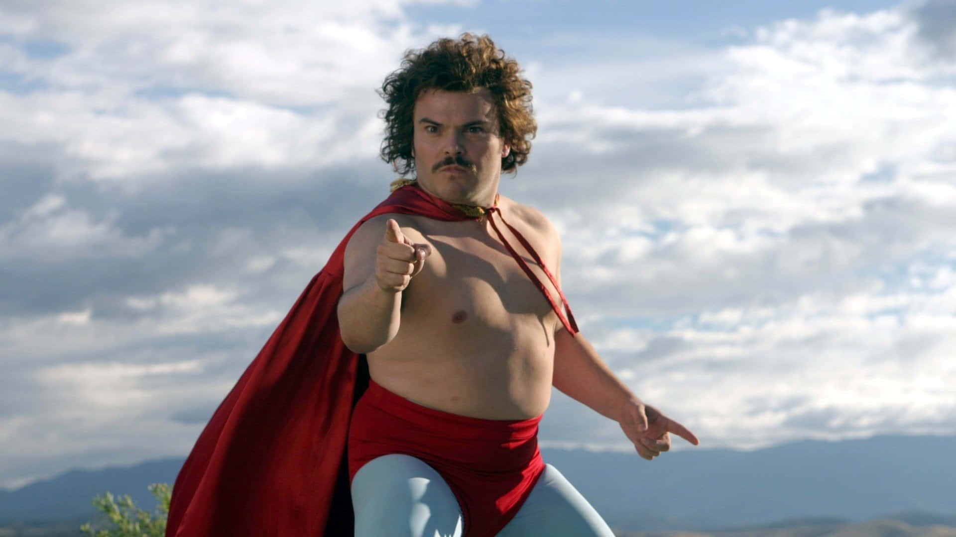 Nacho Libre Heroic Pose