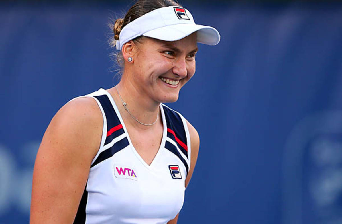 Nadia Petrova Smiling Happily