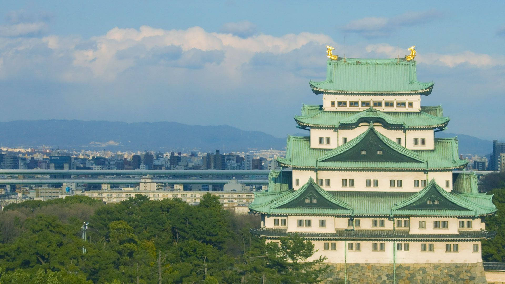 Nagoya Castle Aerial View