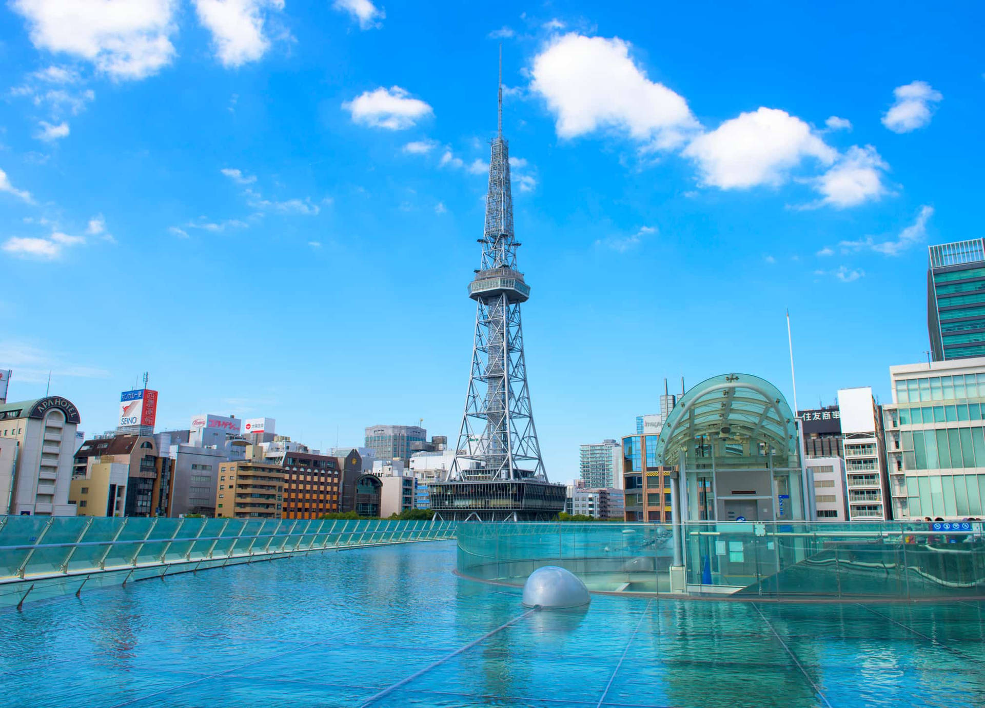 Nagoya Mirai Tv Tower Background