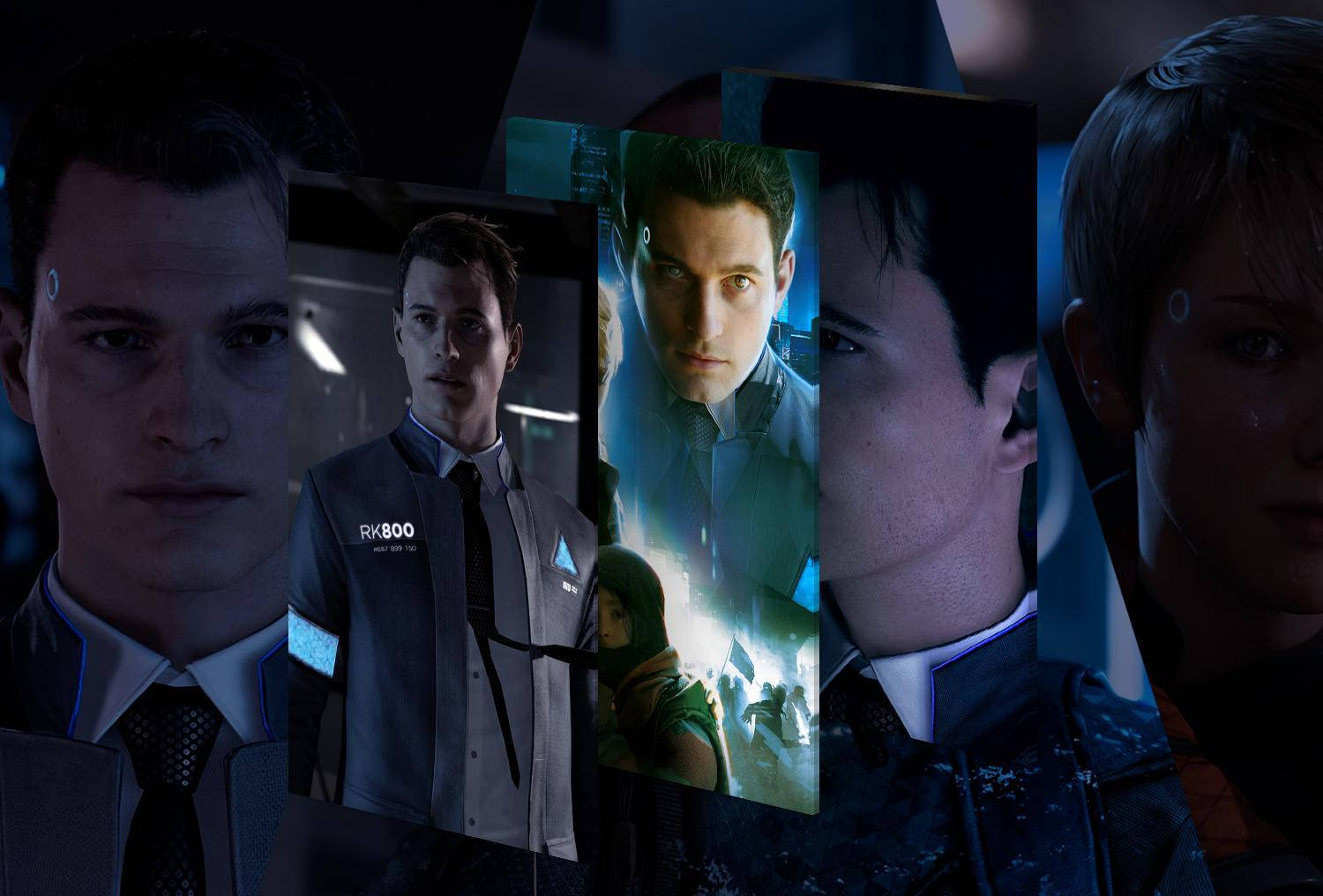 Naidleen: Detroit Become Human Collage Background