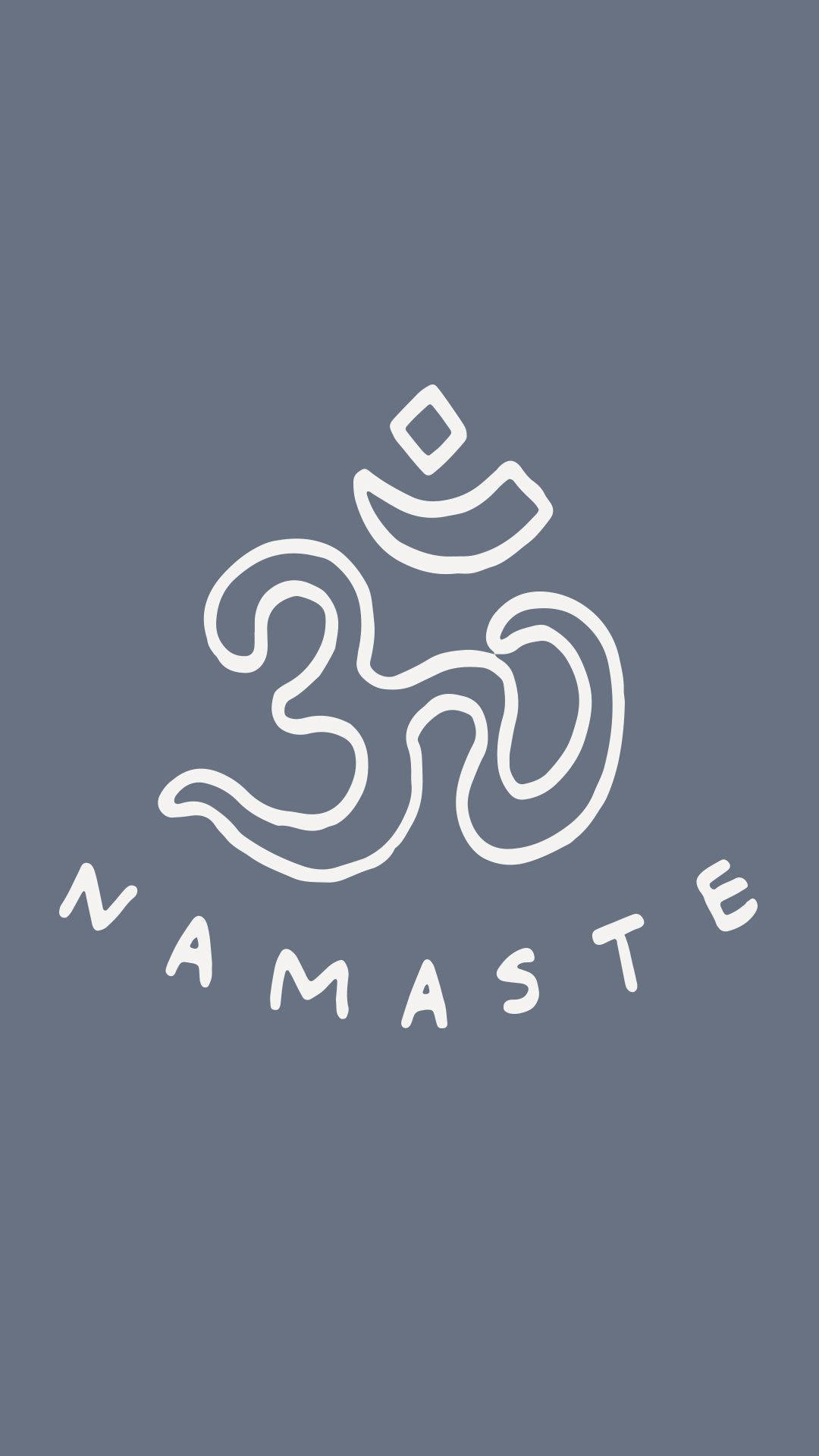 Namaste Spiritual Aesthetic Background