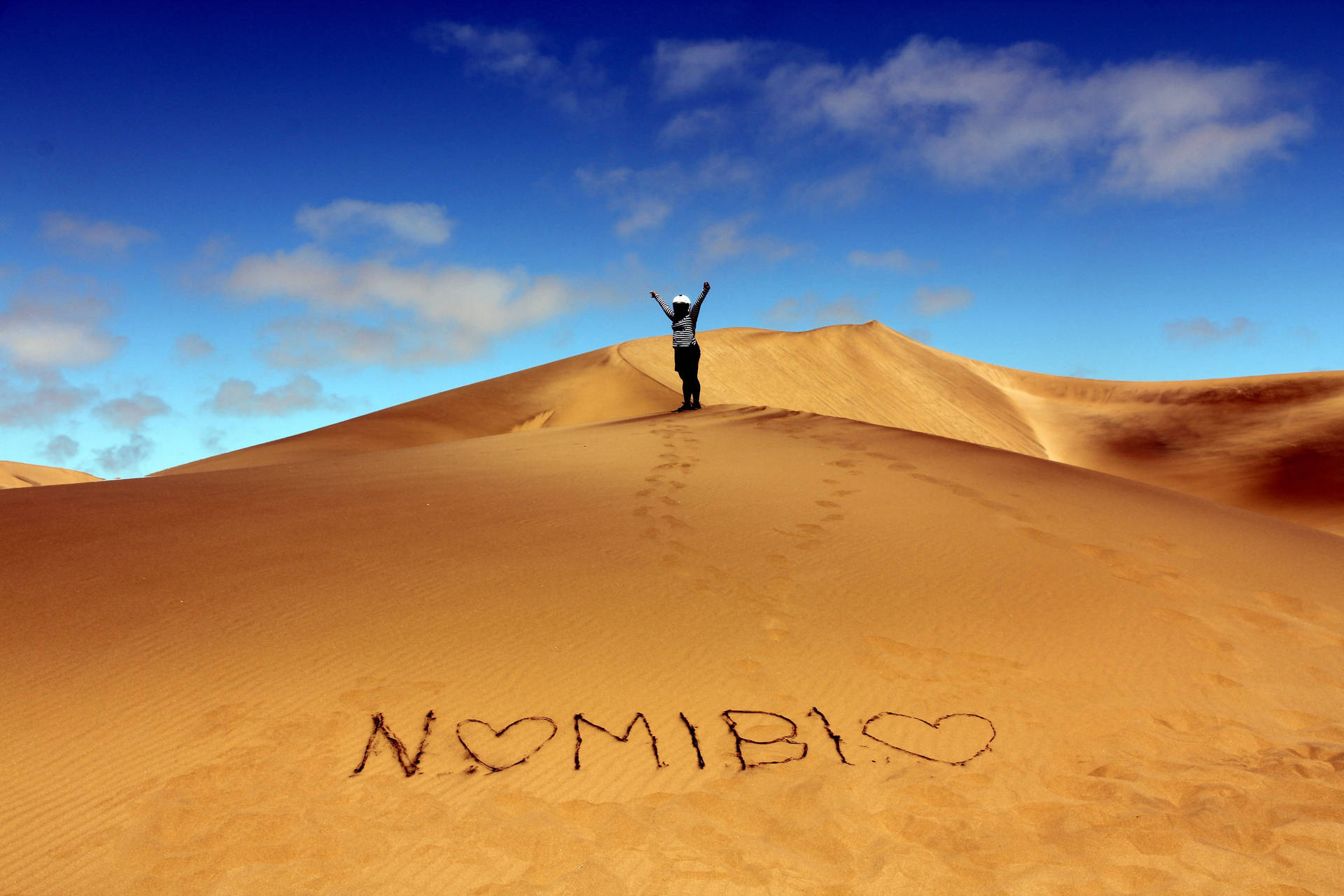 Namibia Dune Tourist Spot Background