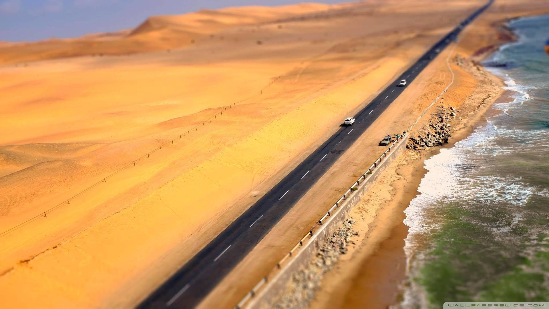 Namibia Namib Desert Highway Background