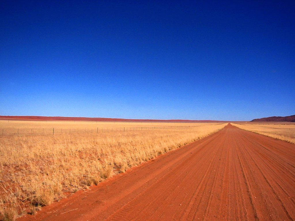 Namibia Sand Path Background
