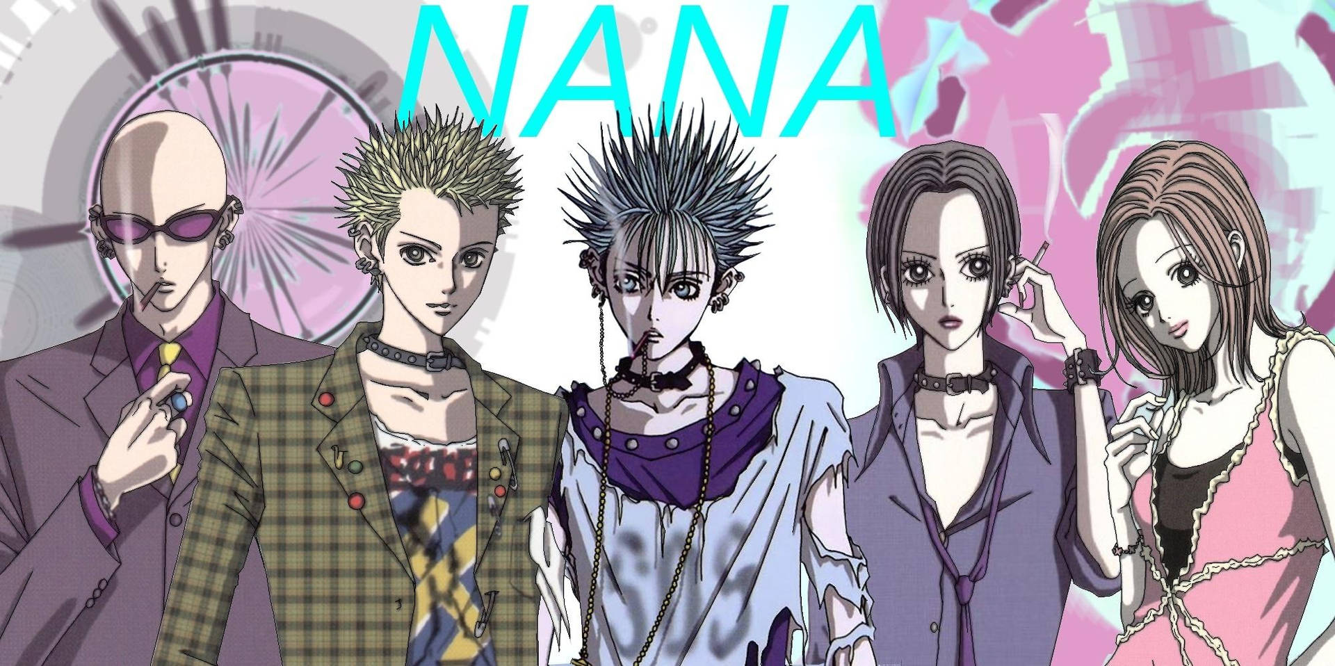 Nana Anime Black Stones Background