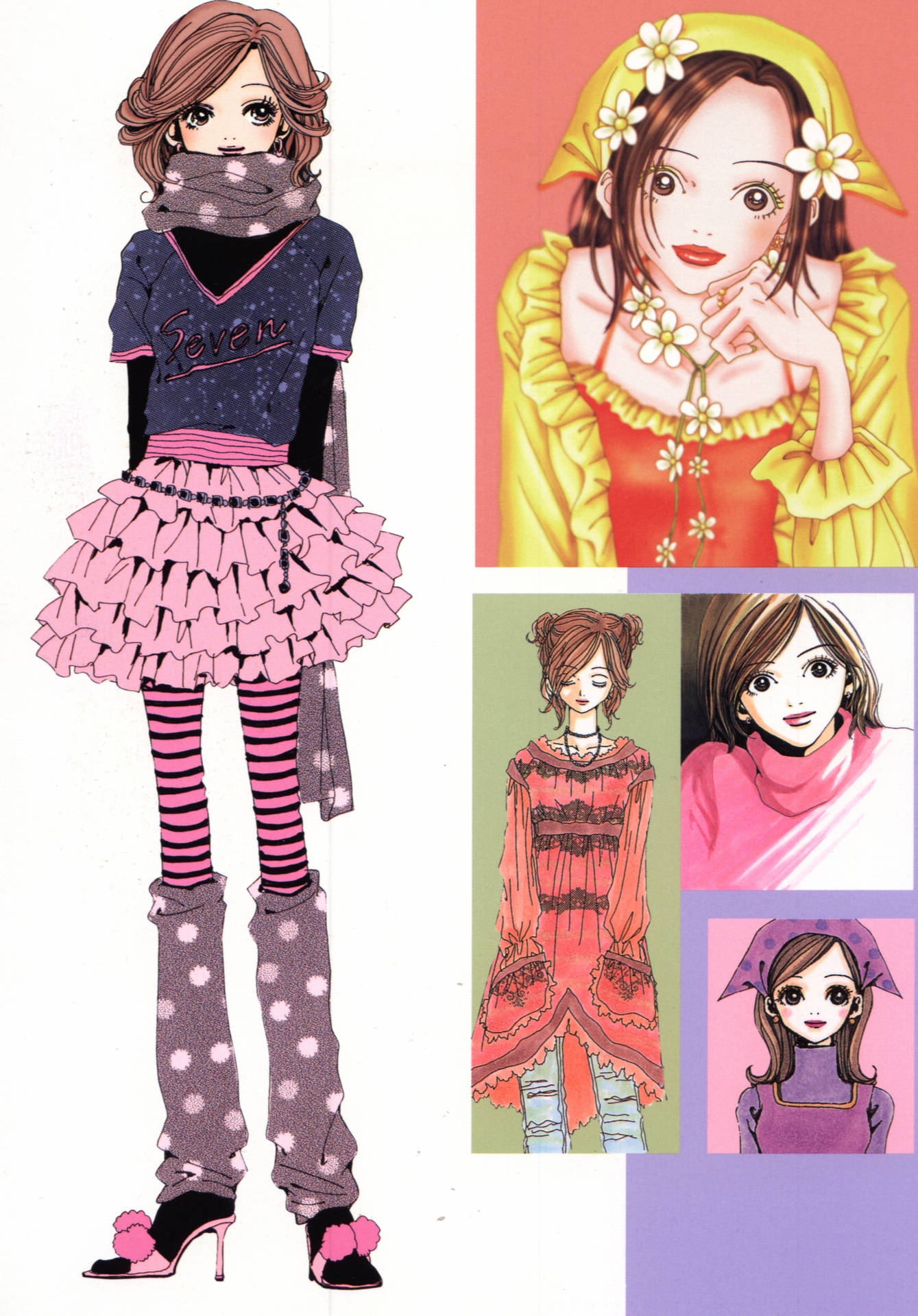 Nana Anime Fashion Background