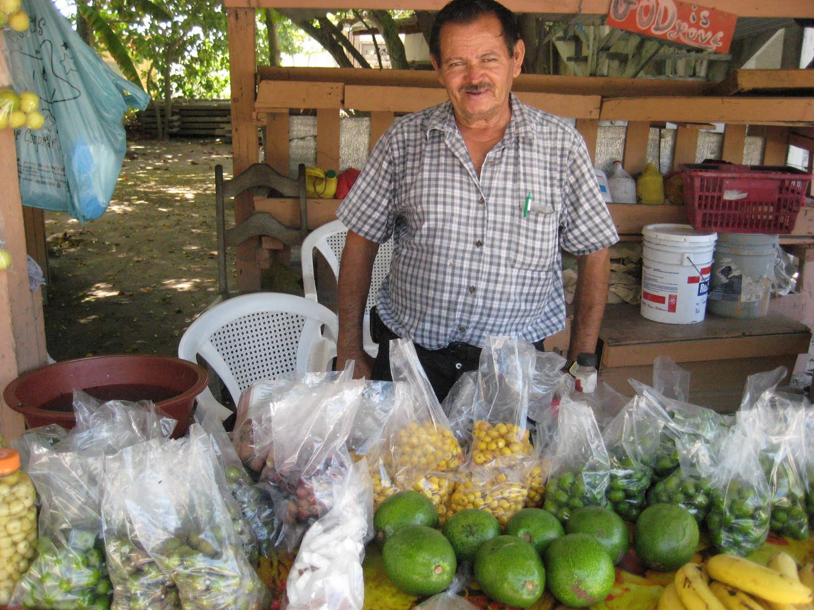 Nance Fruit Vendor Background