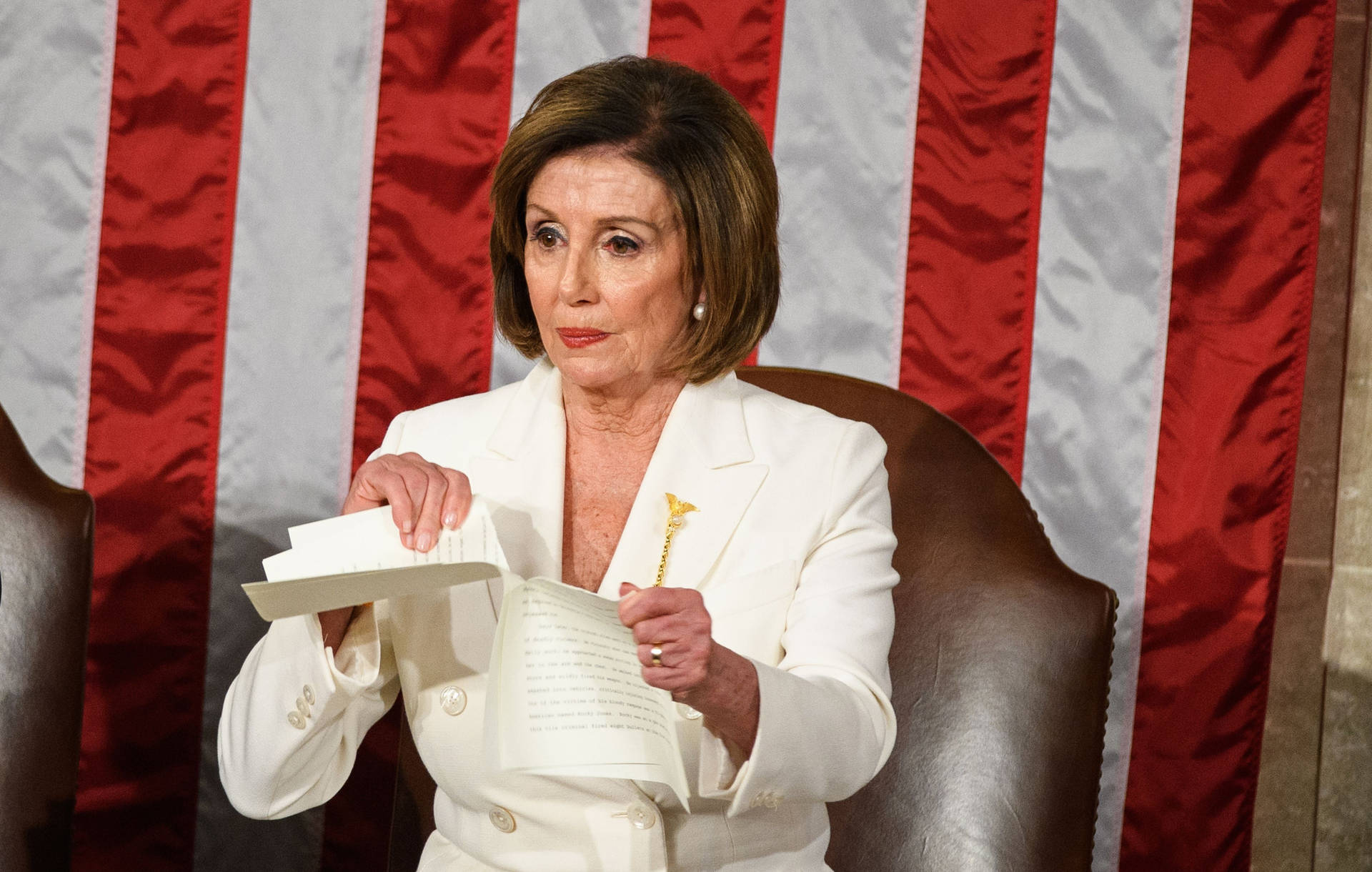 Nancy Pelosi Tearing Speech