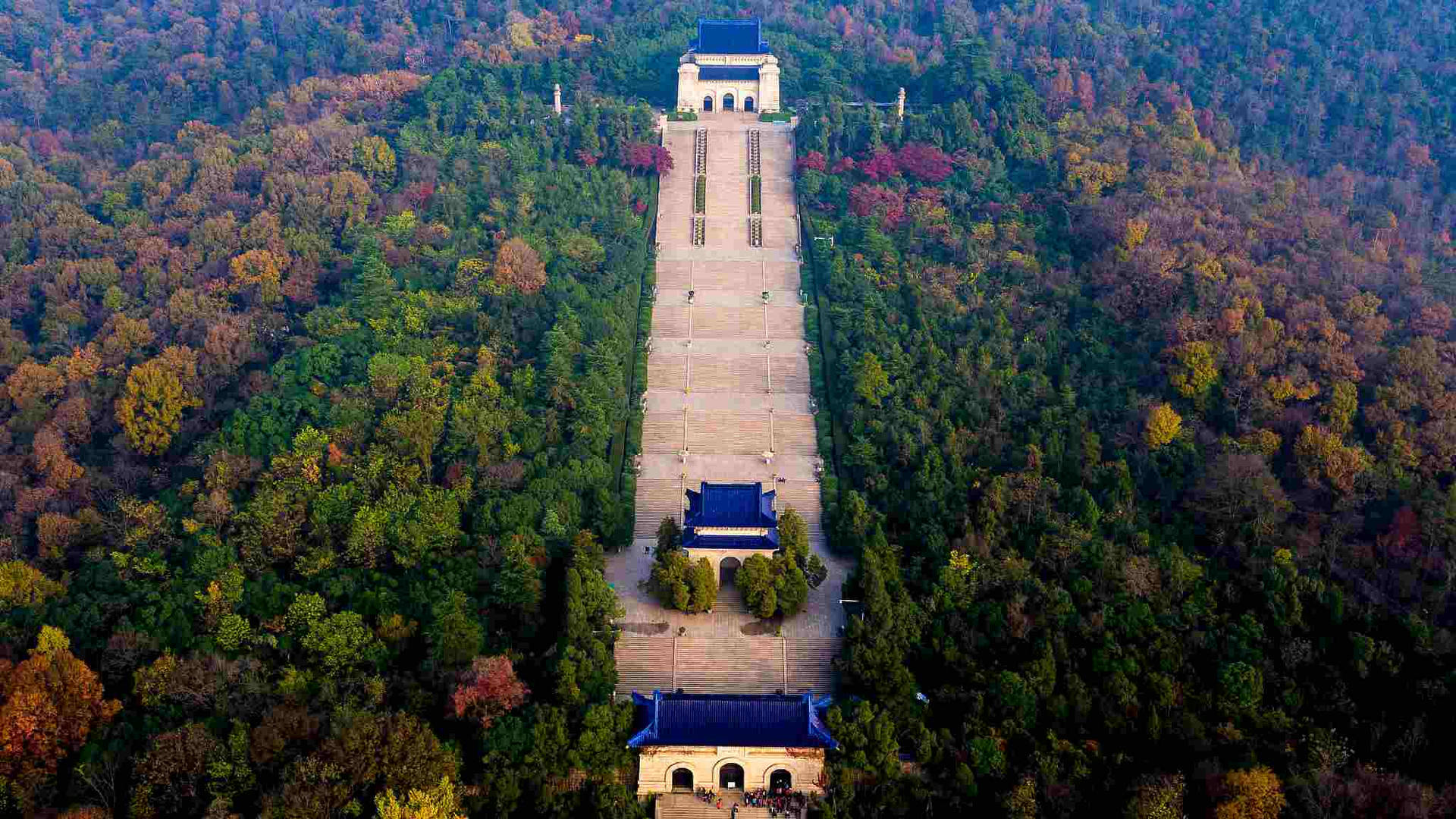 Nanjing Sun Yat Sen Mausoleum Background