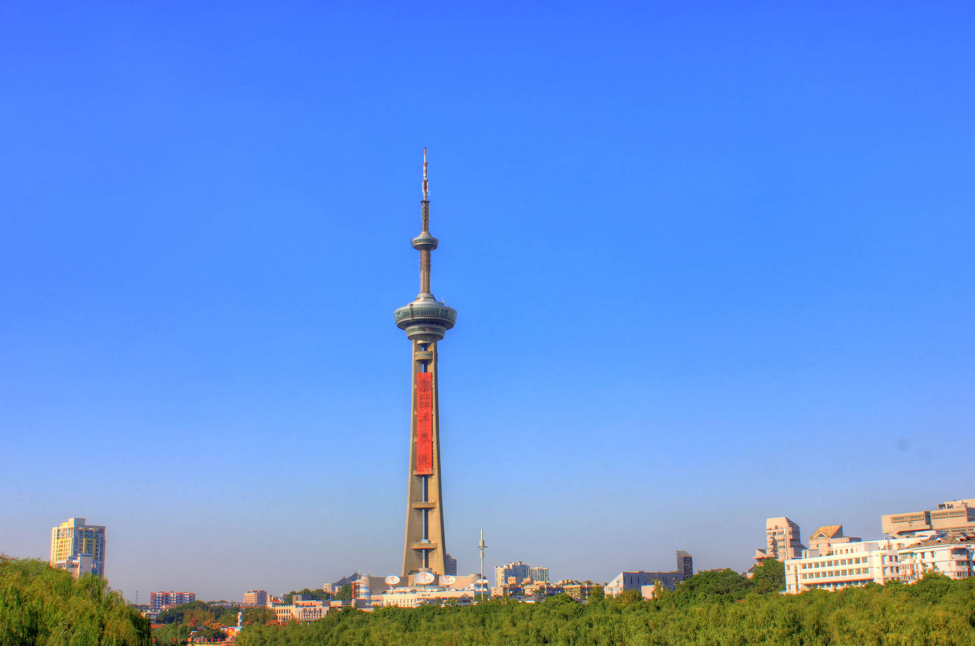 Nanjing Tv Tower Background