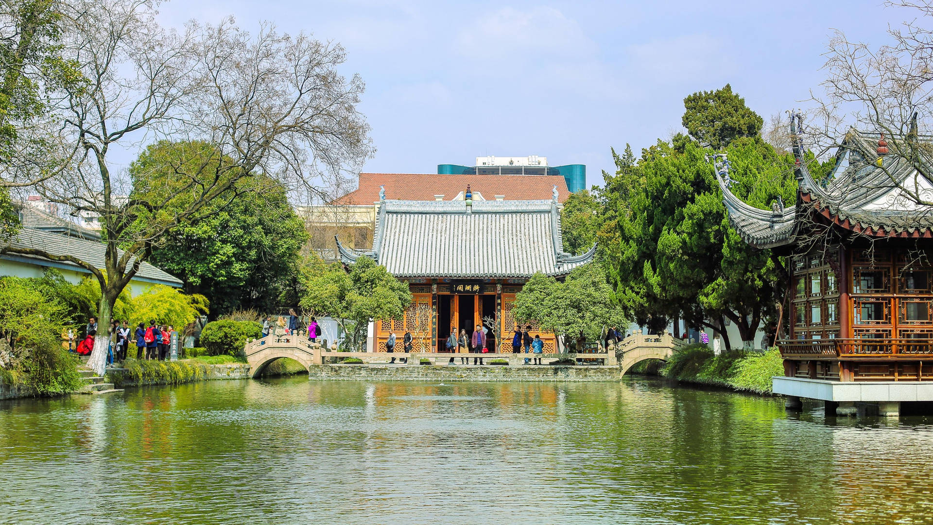 Nanjing Xuyuan Garden Background