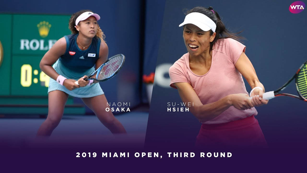 Naomi Osaka Su-wei Hsieh Miami Open