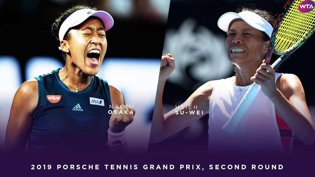 Naomi Osaka Su-wei Hsieh Side-by-side