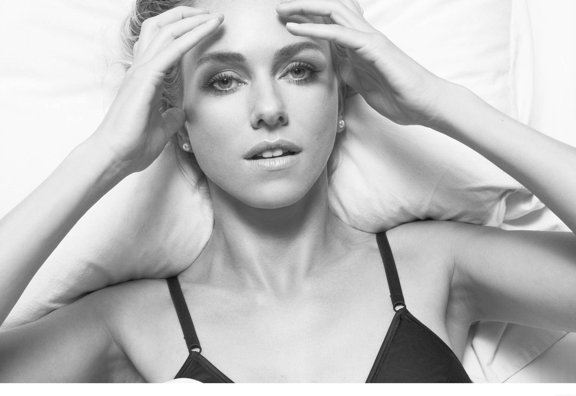 Naomi Watts British Actress Black And White