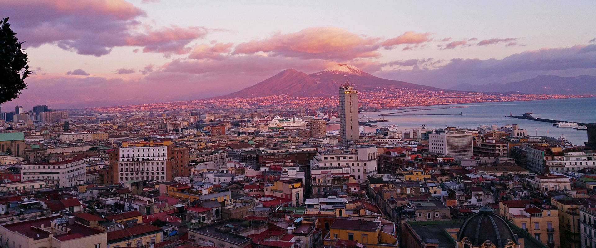 Naples City Panoramic Photograph