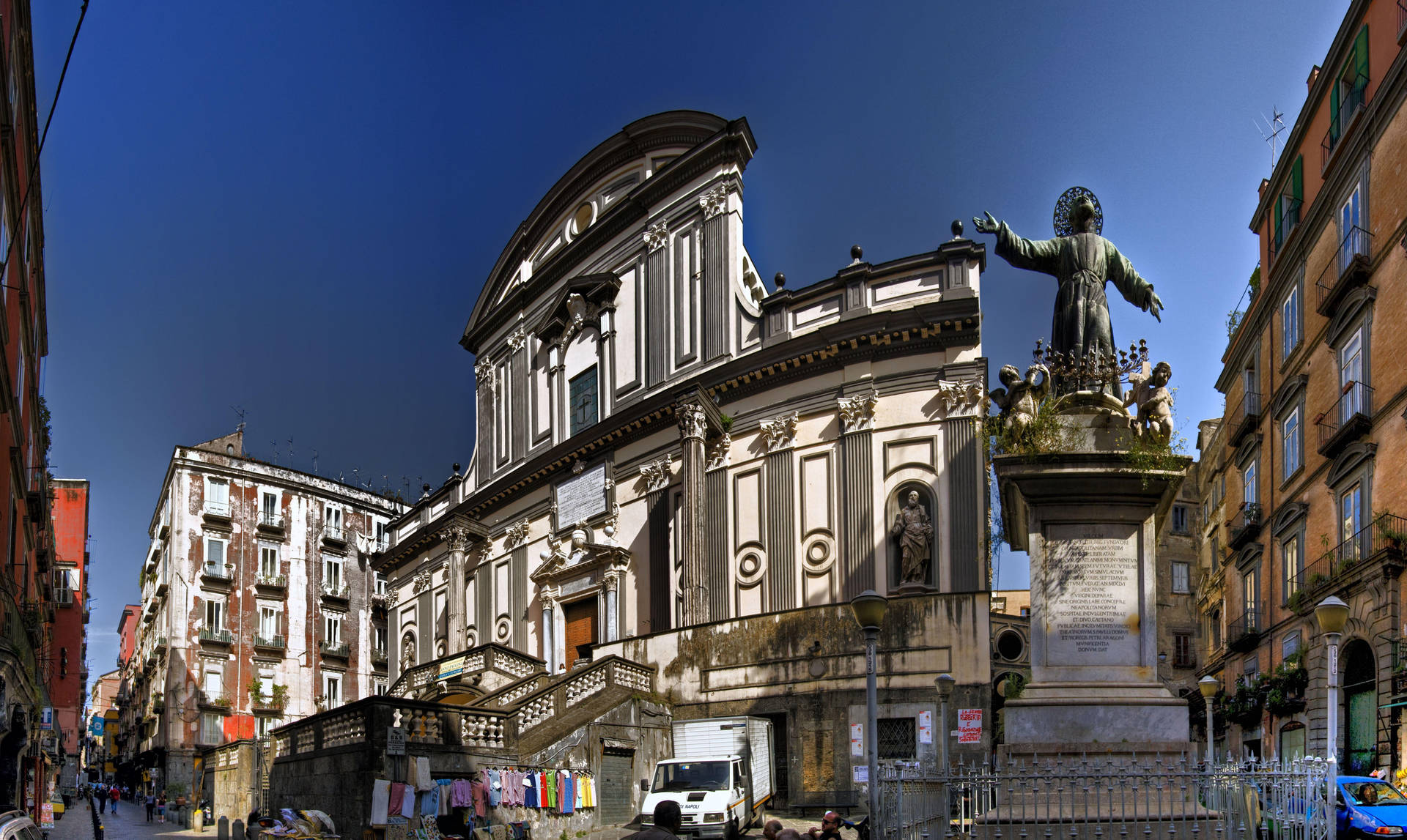 Naples Intricately Designed Building