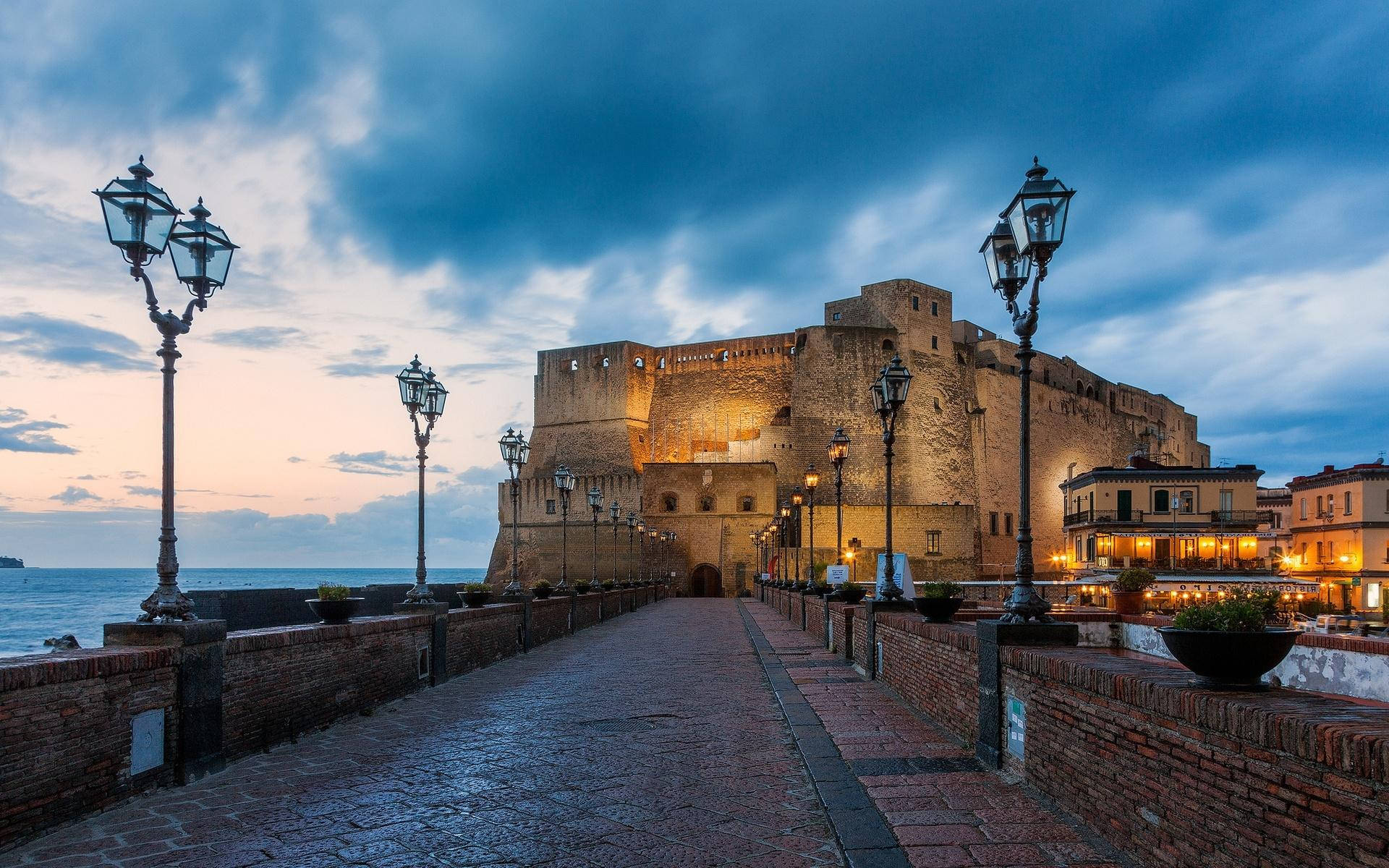 Naples Ovo Castle Italy