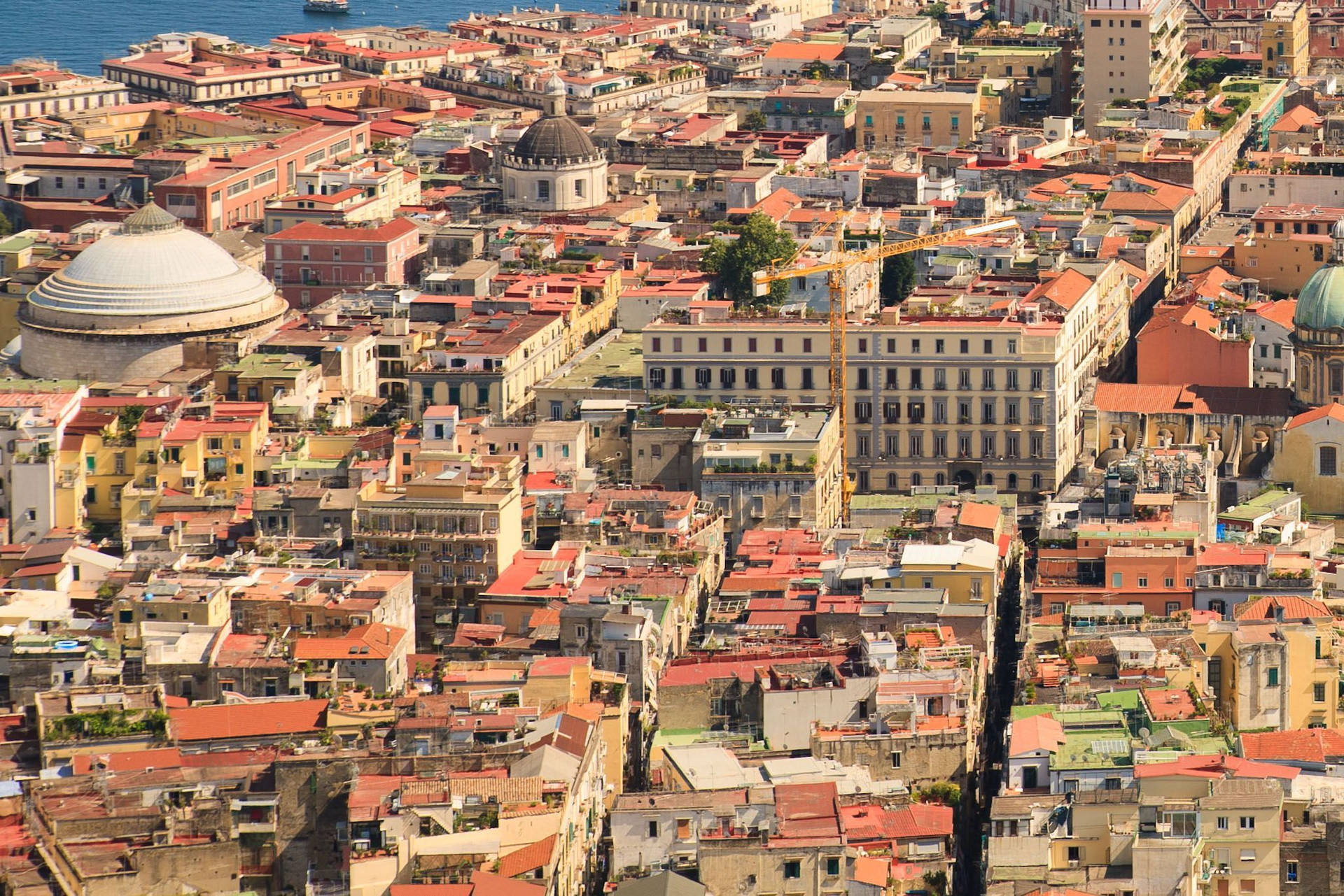 Naples Red Roof Background