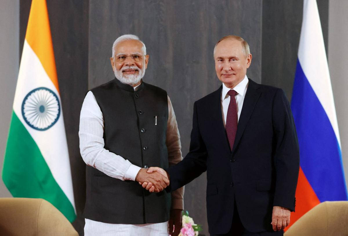 Narendra Modi And Vladimir Putin Background