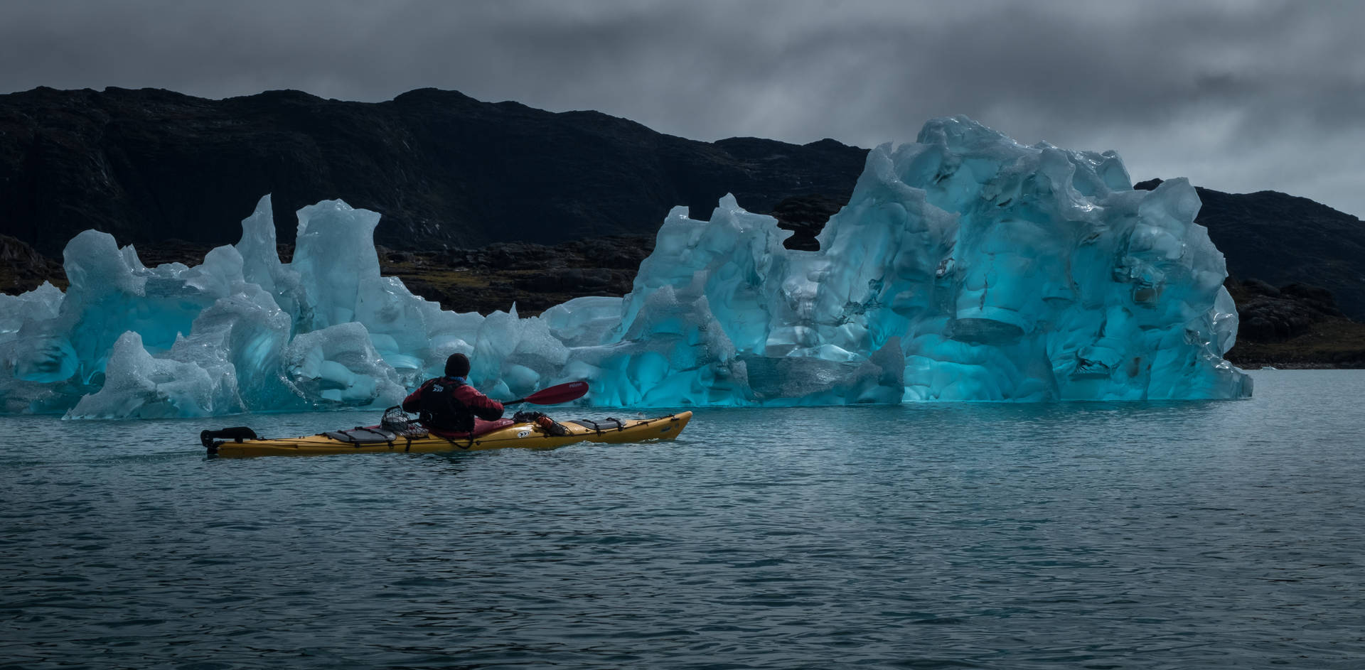 Narsaq Greenland Iceberg Background