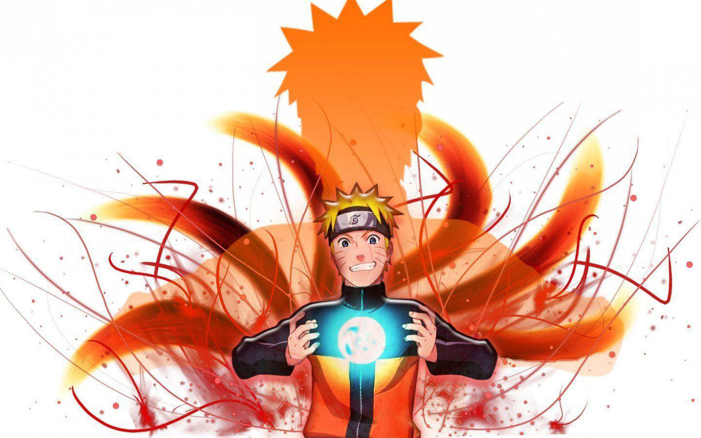 Naruto 3d Kyuubi Form Rasengan Background