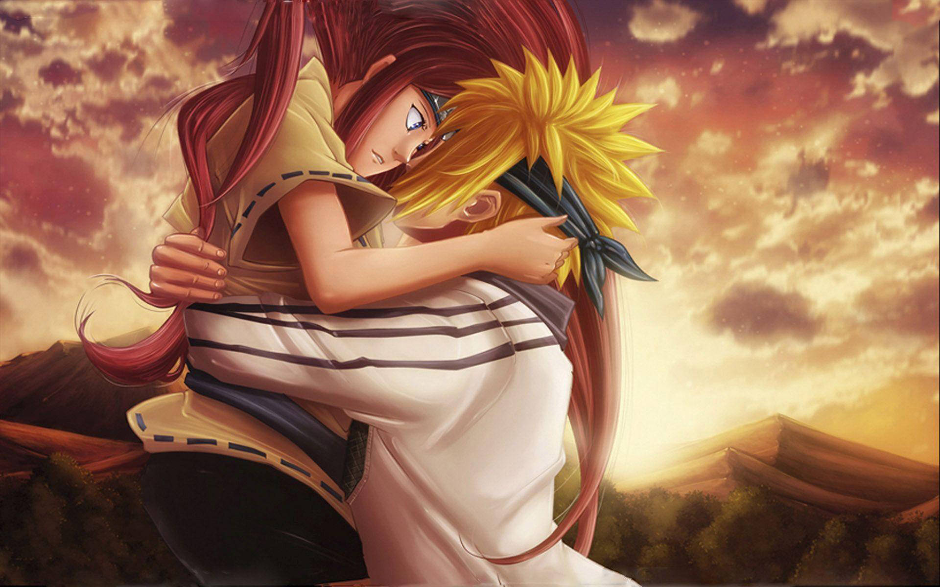 Naruto 3d Minato And Kushina Background