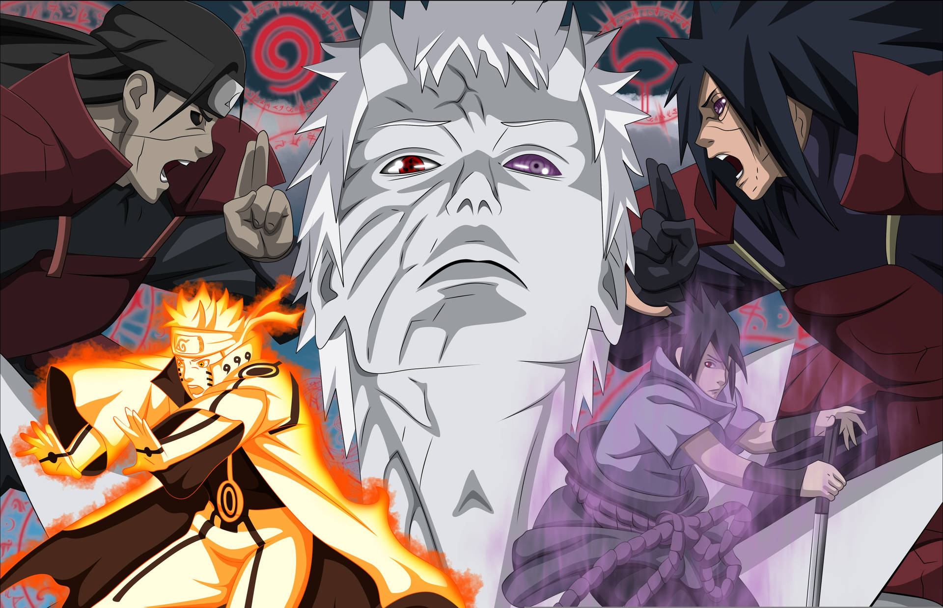 Naruto 4k Obito And Uchiha Background