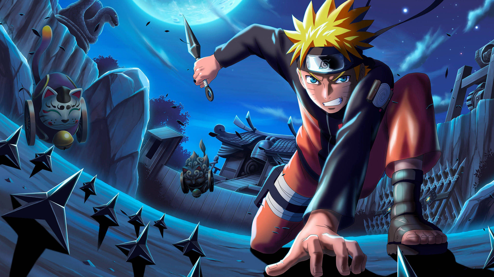 Naruto 4k Shuriken Background