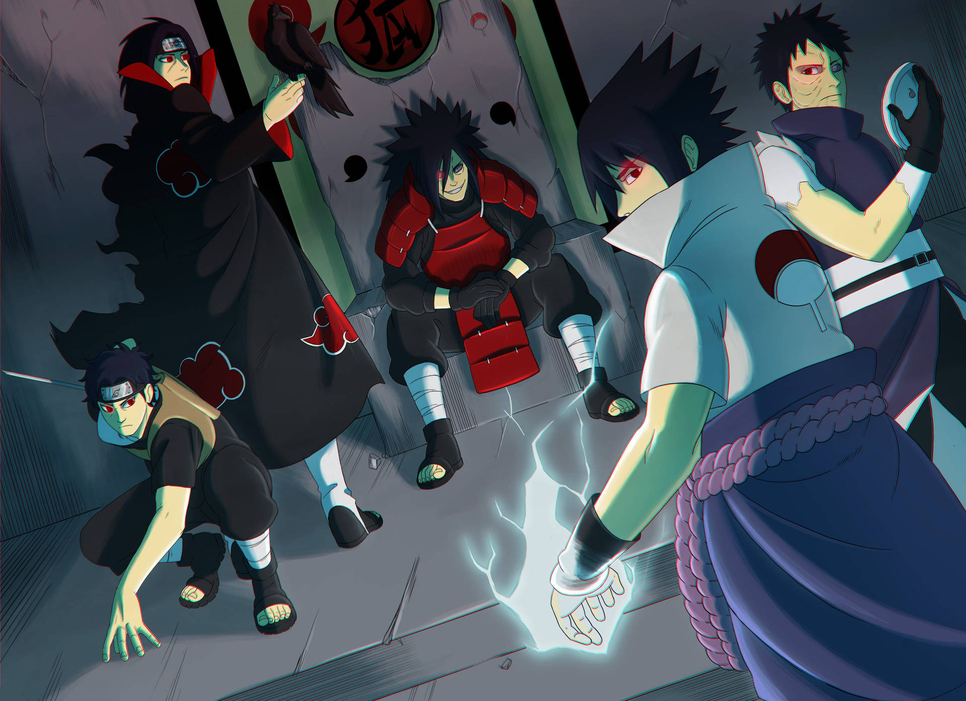 Naruto 4k Uchiha Clan Sharingan Background