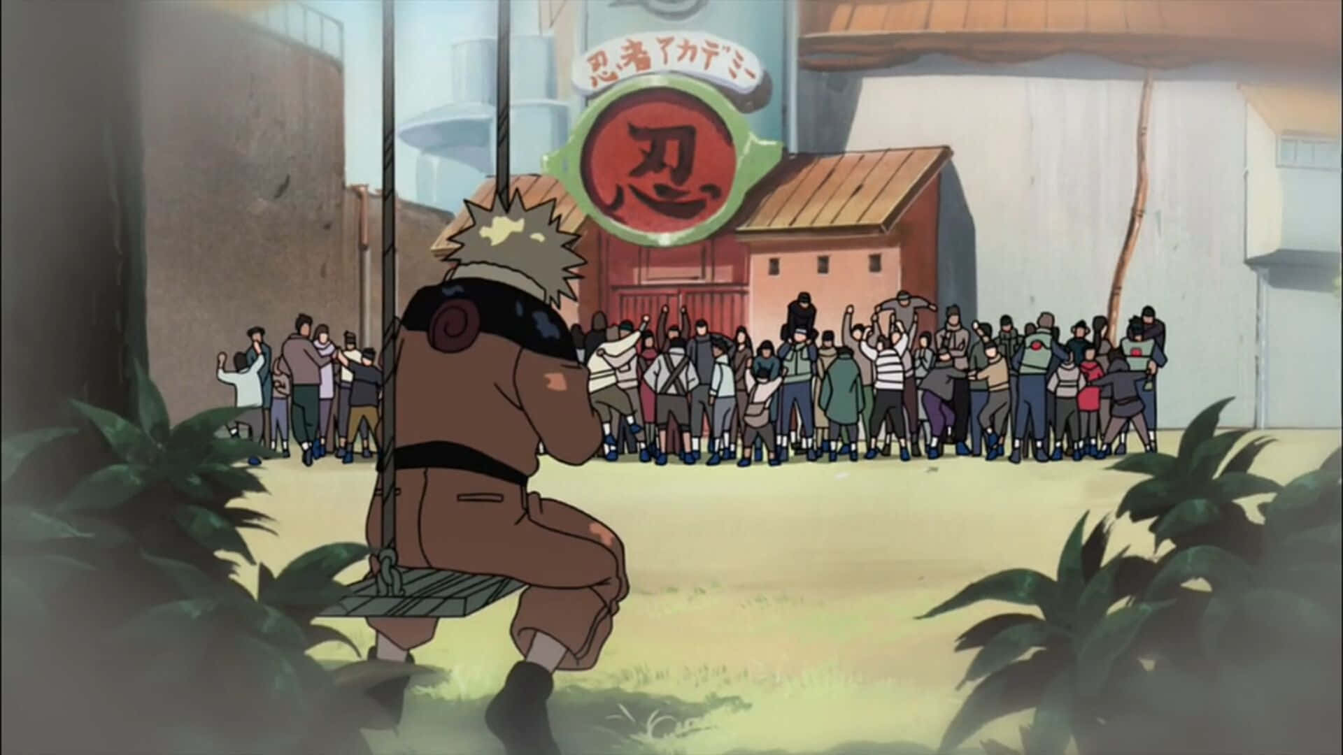 Naruto Alone In A Moment Of Solitude Background