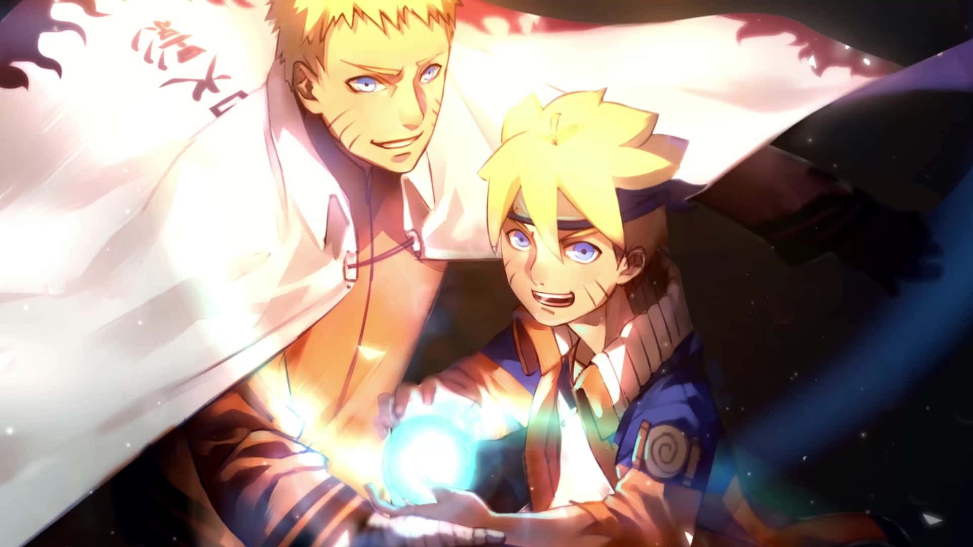 Naruto And Boruto Rasengan Background