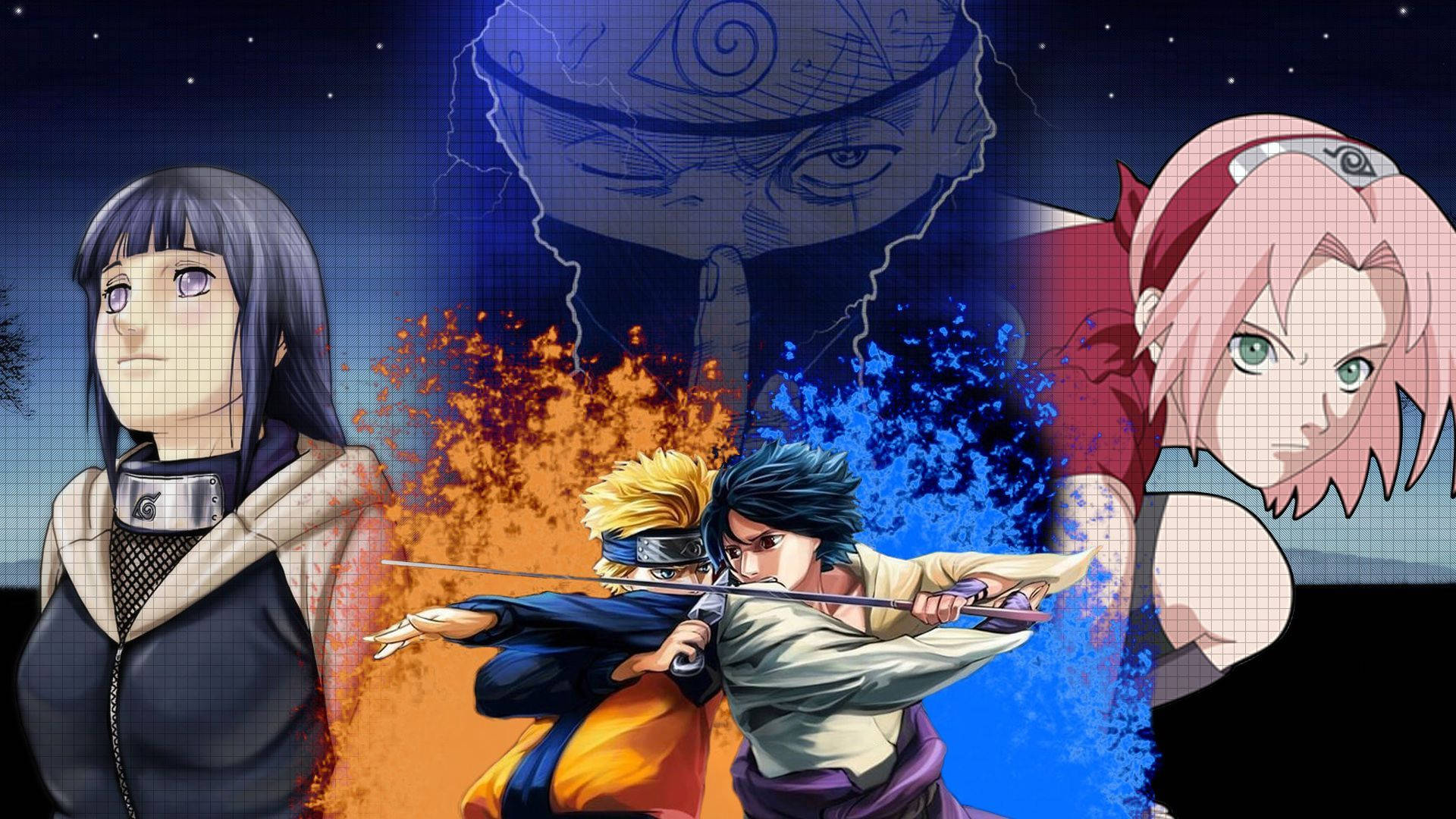 Naruto And Hinata Fanart Background