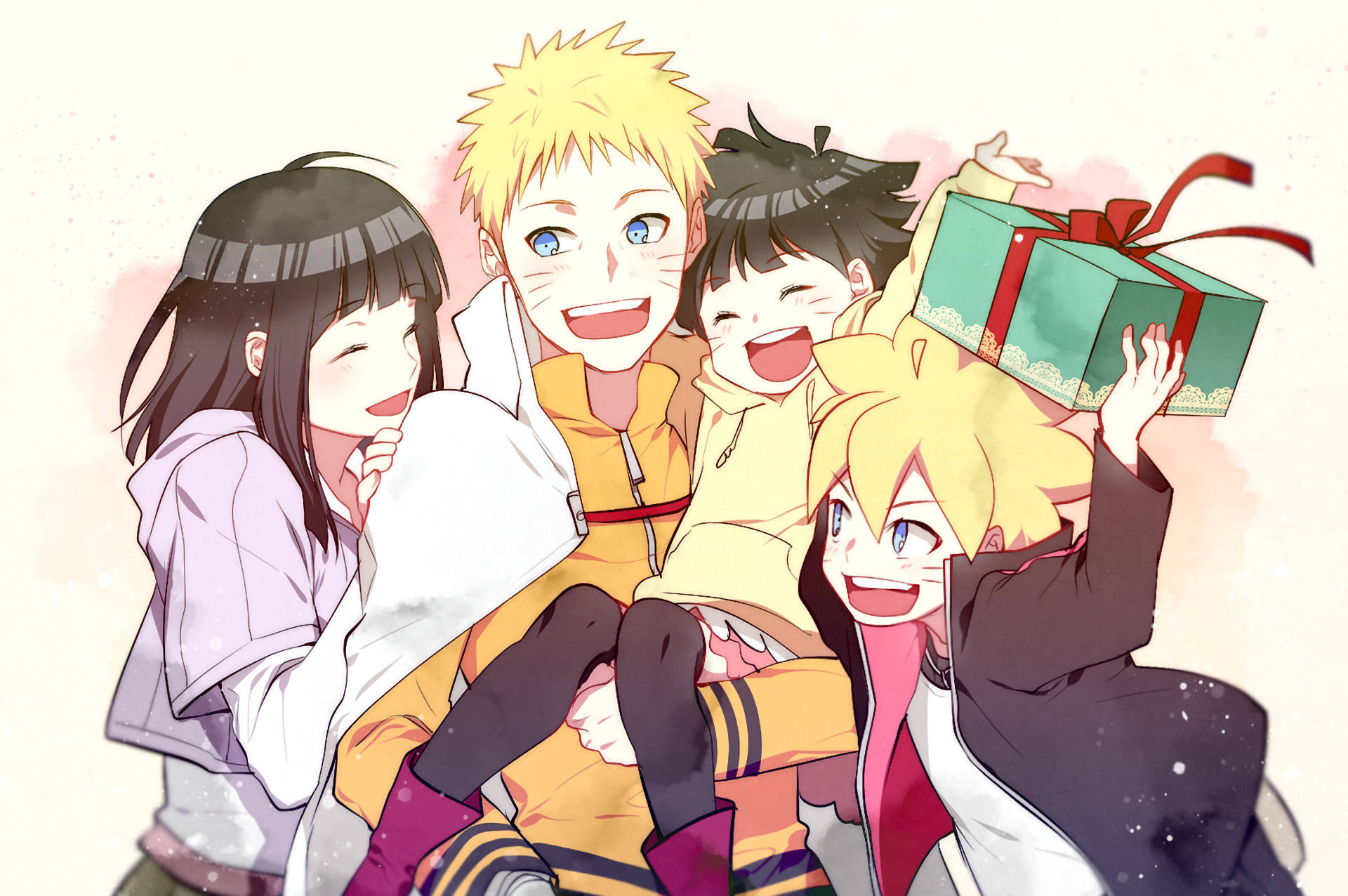 Naruto And Hinata Happy Family