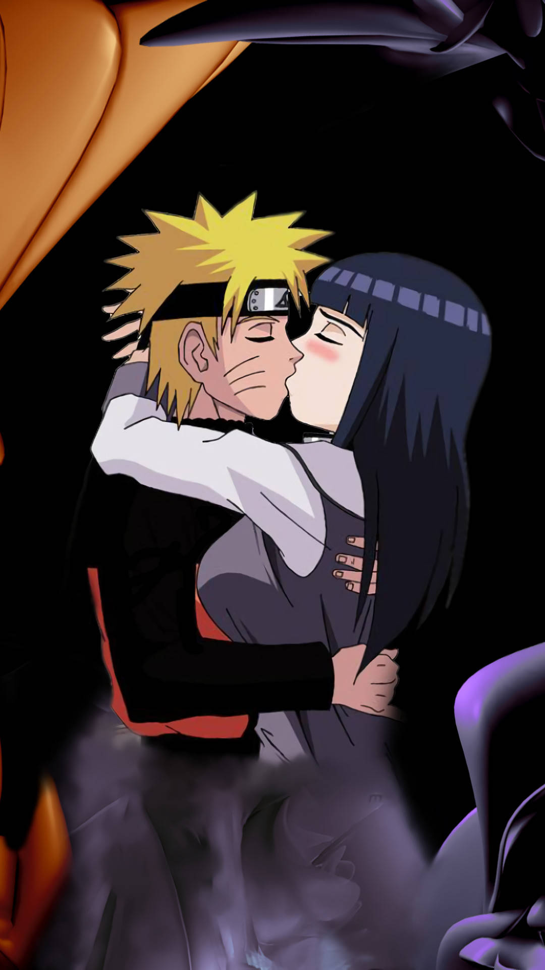 Naruto And Hinata Kiss Iphone Background