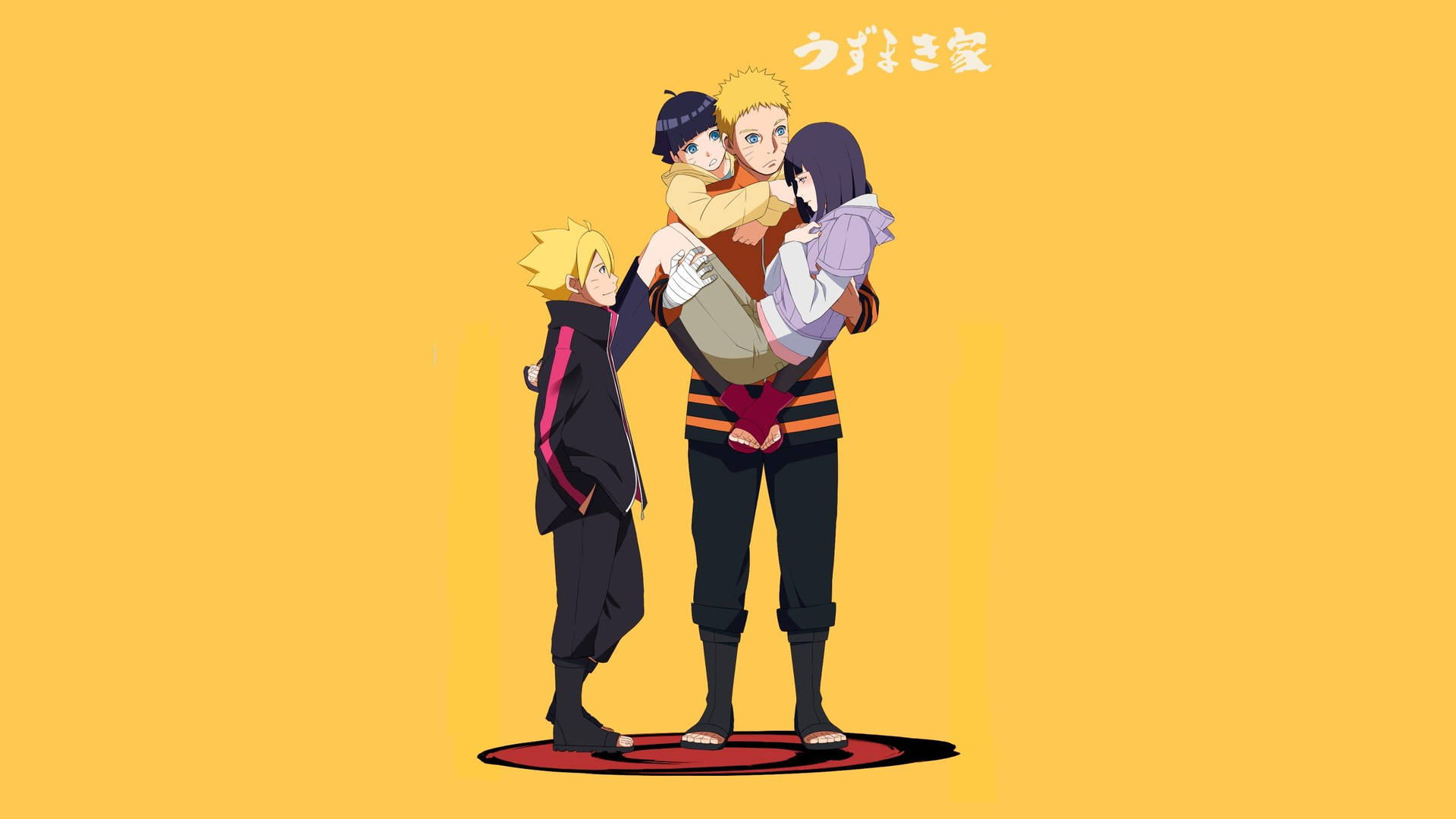 Naruto And Hinata Loving Family Background