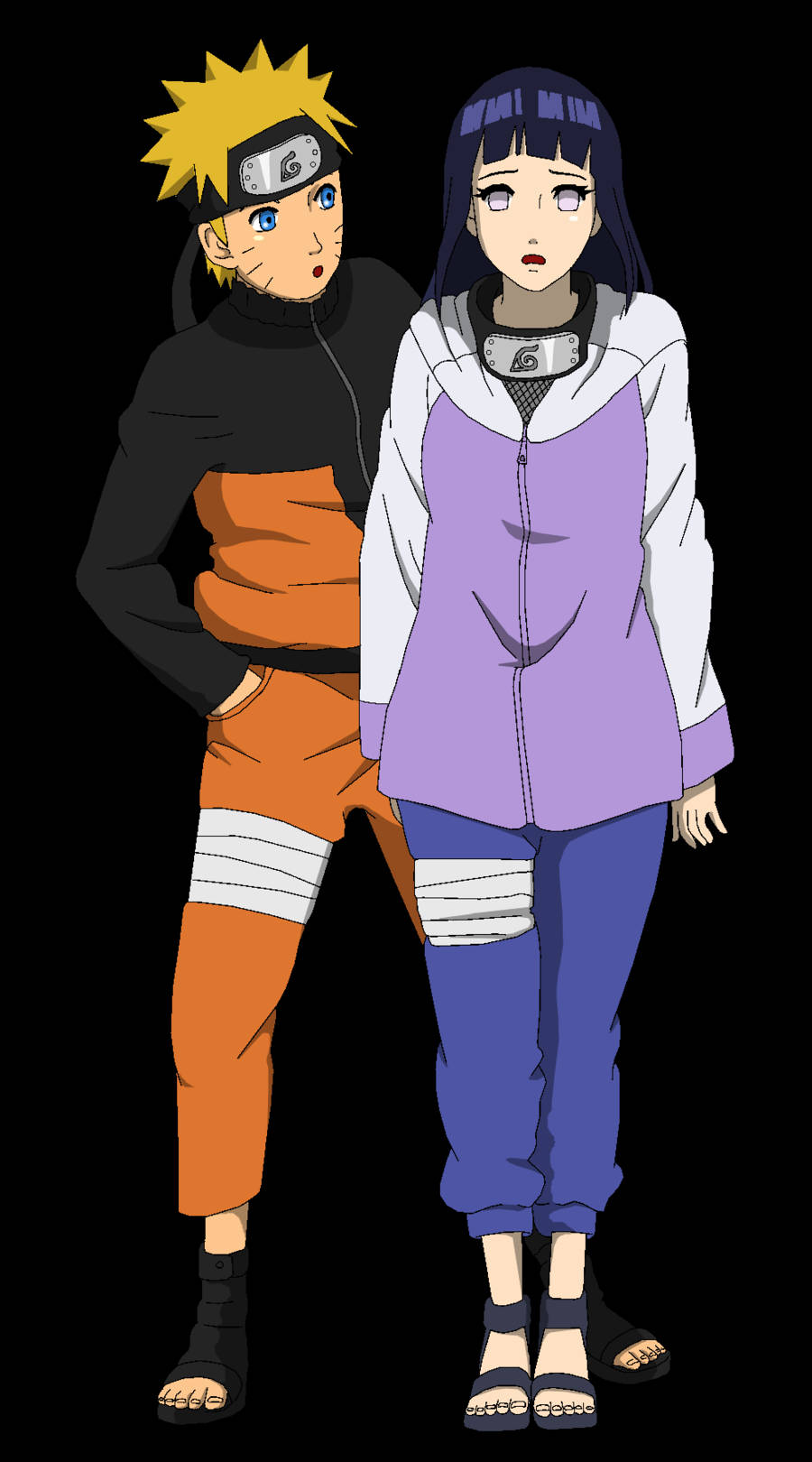 Naruto And Hinata Minimalist Background