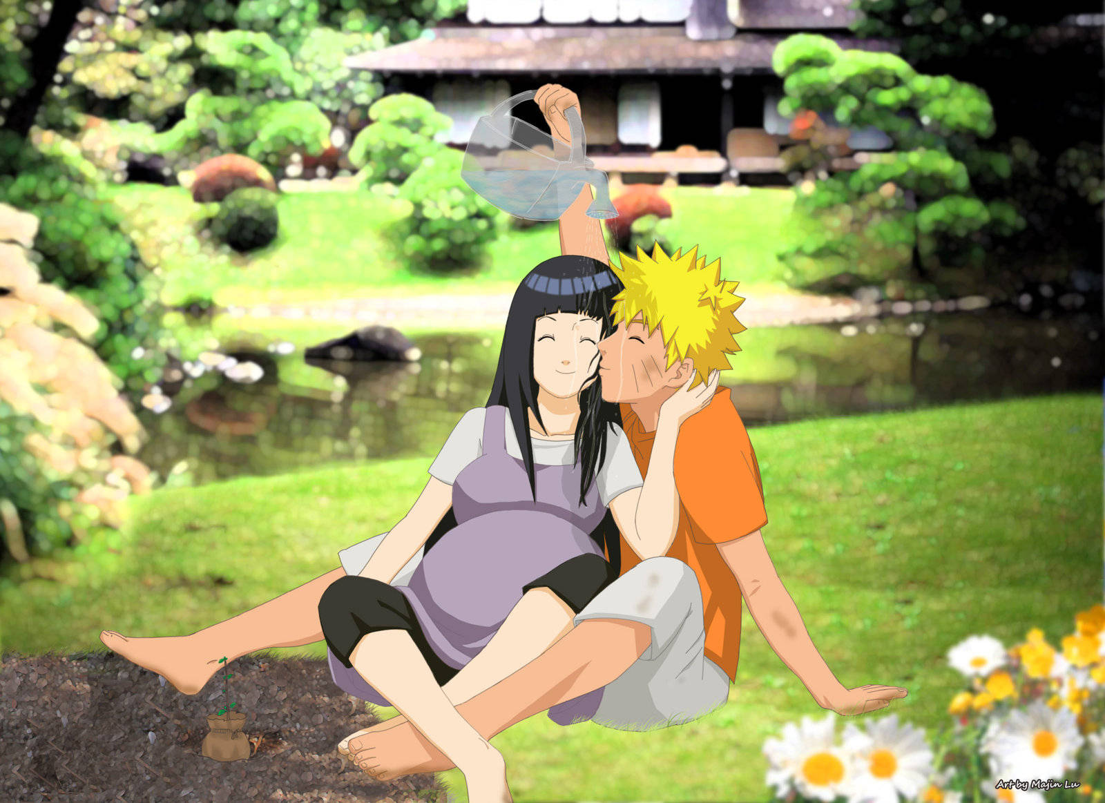 Naruto And Hinata Pregnant Background