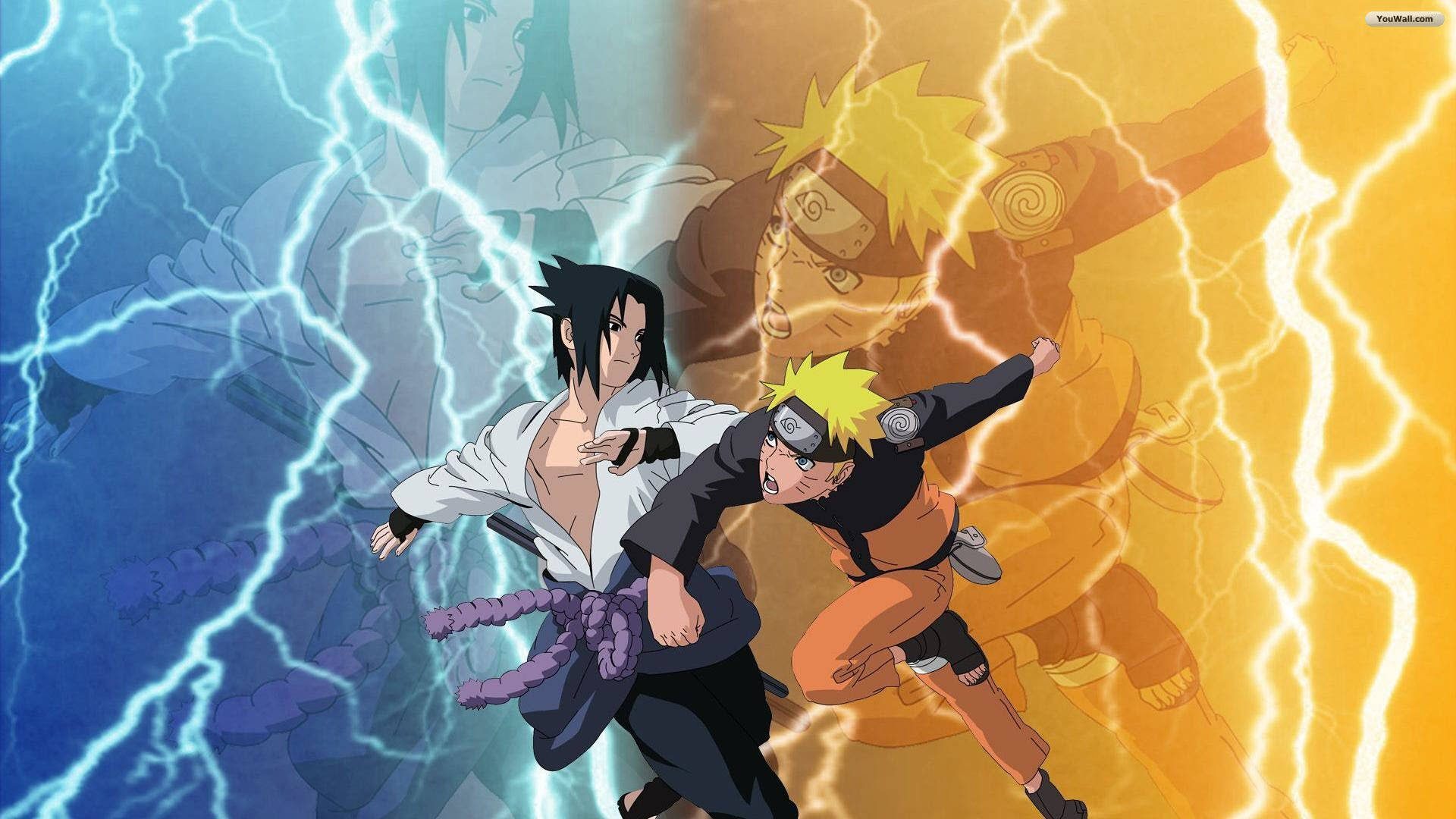 Naruto And Sasuke Teen Background