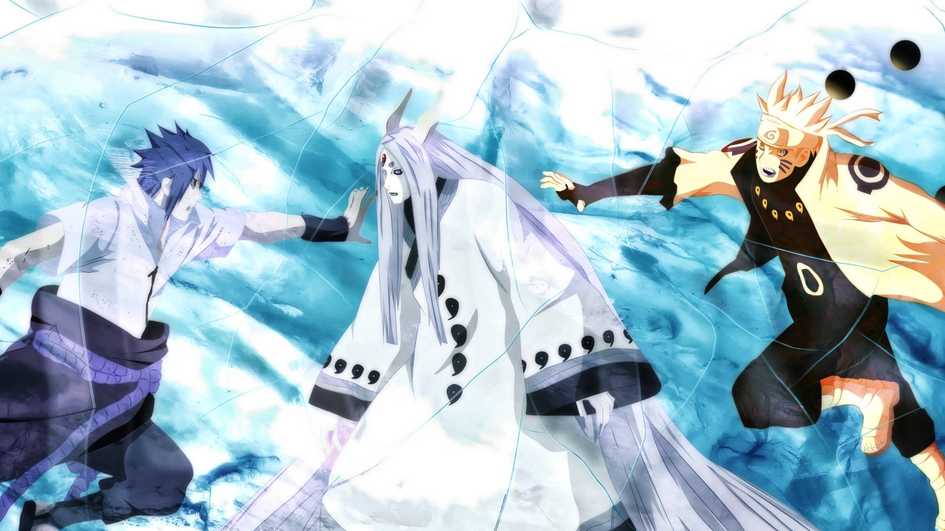 Naruto And Sasuke Vs Kaguya Ōtsutsuki Background