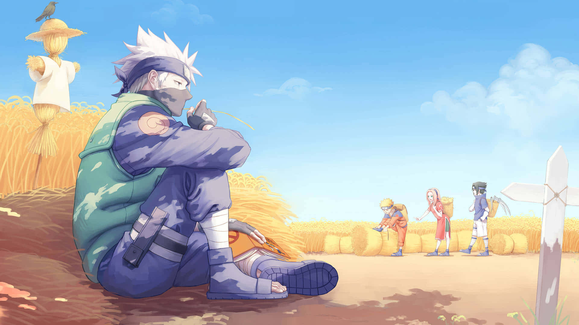 Naruto And The Gang. Background