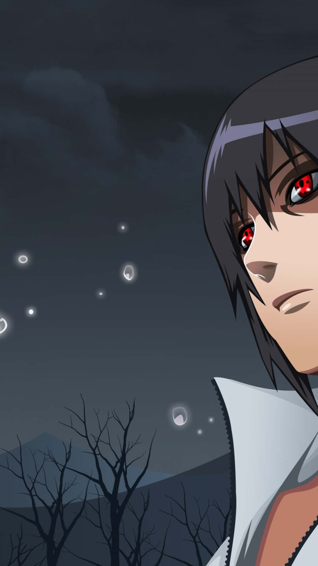 Naruto Anime Character Night Scene Background