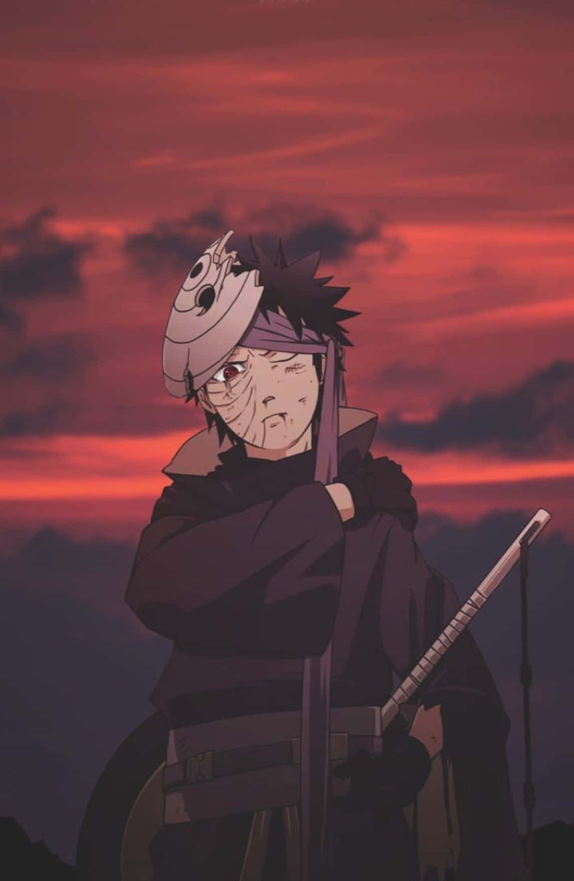 Naruto Anime Character Tobi Iphone Background