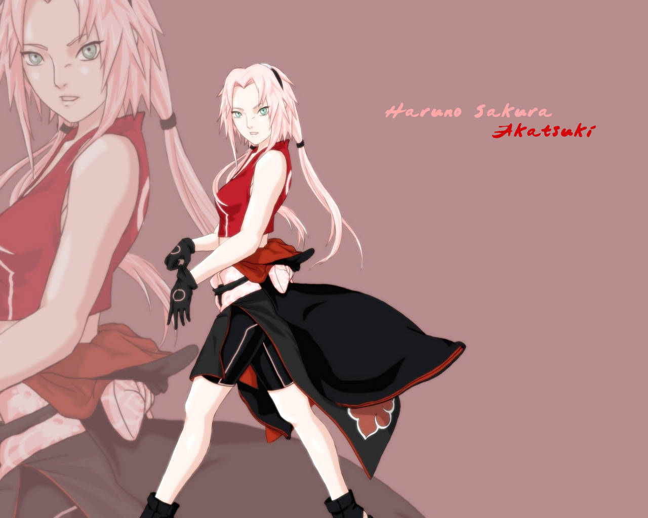 Naruto Anime Haruno Sakura Akatsuki Background